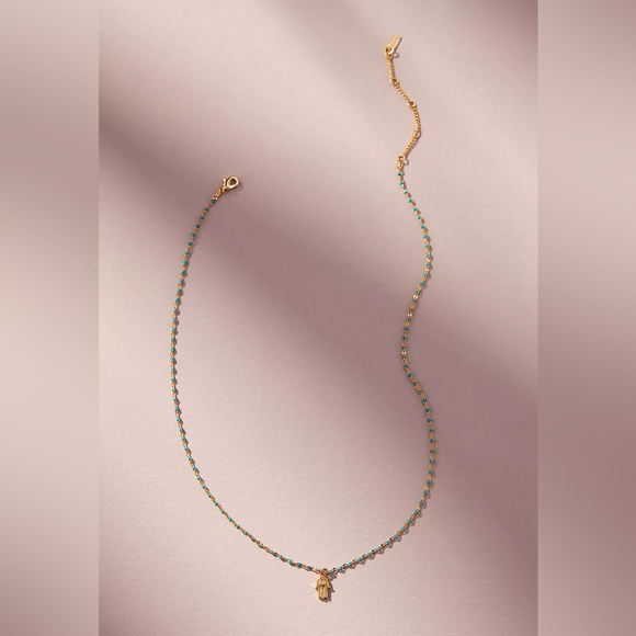 NWT Beaded Charm Necklace by Anthropologie - Picture 3 of 3